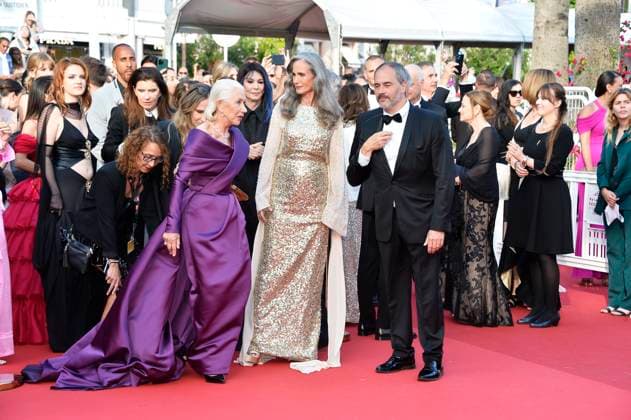 Helen Mirren und Andie MacDowell bei der The most Precious of Cargoes Premiere waehrend den 77 th Filnfestspielen in Cannes 24.05.2024