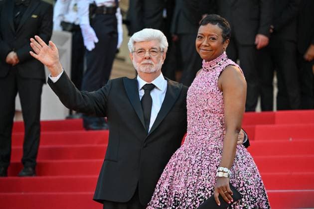 Cannes 2024 Closing Ceremony Mellody Hobson, George Lucas at the Closing Ceremony during the 77th Cannes Film Festival in Cannes, France on May 25, 2024. Photo by Julien Reynaud APS-Medias ABACAPRESS.COM Cannes France  Copyright: xReynaudxJulien APS-Medias ABACAx