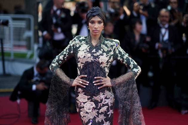 Cannes, France 25th May, 2024 Ikram Abdi Omar attends the Red Carpet of the closing ceremony at the 77th annual Cannes Film Festival at Palais des Festivals on May 25, 2024 in Cannes, France CINEMA 77eme Festival de Cannes Red Carpet Closing Ceremony 25 05 2024 NorbertScanella Panoramic 