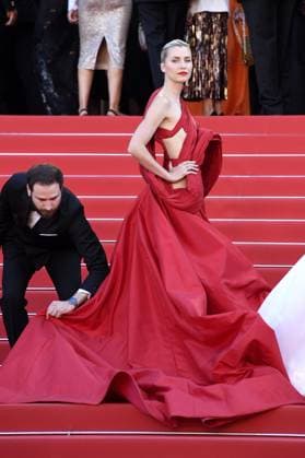 Bilder des Jahres 2024, Entertainment 05 Mai Lena Gercke bei der Abschlusszeremonie und She s Got no Name Premiere bei den 77. Filmfestspiele in Cannes 25. Mail 2024 *** Lena Gercke at the closing ceremony and She s Got no Name premiere at the 77 Cannes Film Festival 25 Mail 2024