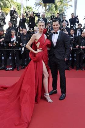 Lena Gercke und Wincent Weiss bei der Abschlusszeremonie und She s Got no Name Premiere bei den 77. Filmfestspiele in Cannes 25. Mail 2024