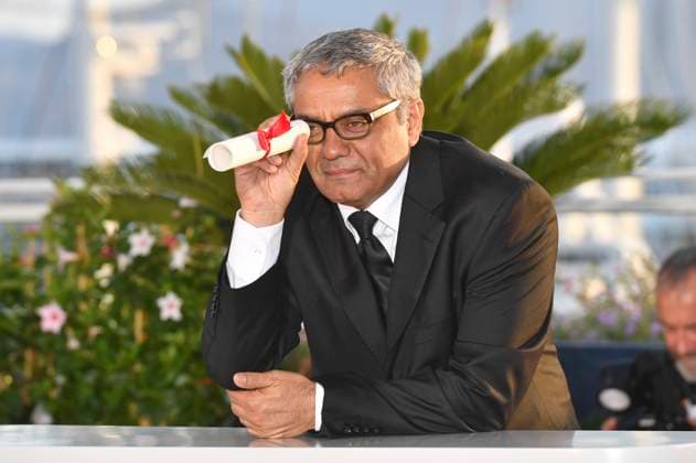 Mohammad Rasoulof mit dem Spezialpreis der Jury für The Seed of the Sacred Fig beim Photocall mit den Preisträgern auf dem Festival de Cannes 2024 77. Internationale Filmfestspiele von Cannes am Palais des Festivals. Cannes, 25.05.2024