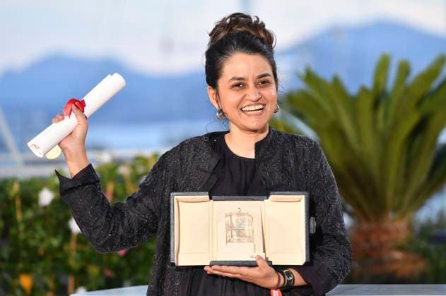 Payal Kapadia mit dem Großen Preis der Jury für All We Imagine as Light beim Photocall mit den Preisträgern auf dem Festival de Cannes 2024 77. Internationale Filmfestspiele von Cannes am Palais des Festivals. Cannes, 25.05.2024