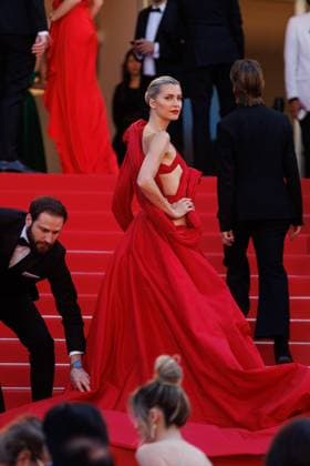 Festival de Cannes - Red Carpet - Closing Carpet Lena Gercke bei der Abschlusszeremonie der 77. Internationalen Filmfestspiele Cannes am 25.05.2024. Copyright: xEventpressxKochanx
