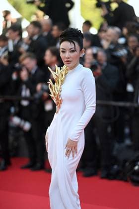 Cannes - Closing Ceremony Red Carpet Jessica Wang attending the Red Carpet of the closing ceremony at the 77th annual Cannes Film Festival at Palais des Festivals on May 25, 2024 in Cannes, France. Photo by Franck Castel ABACAPRESS.COM Cannes France  Copyright: xCastelxFranck ABACAx