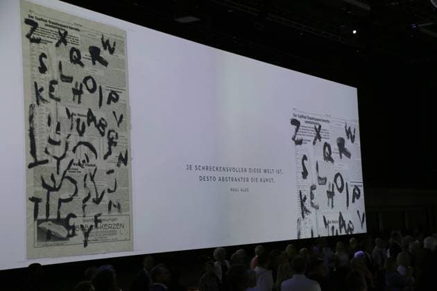 27.05.2024 Dortmund, Eröffnung Sonderausstellung In Motion Art & Football. Die immersive Schau ist ab dem 28. Mai in der Arena des DFB Fußballmuseums für das Publikum zu sehen. Sie läuft bis Januar 2025.