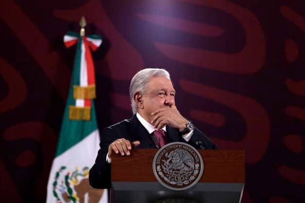 Mexico s President. Andres Manuel Lopez Obrador, speaking about the election day, invited citizens to cast their vote, during a briefing conference at National Palace. Mexico City Mexico - ZUMAe321 20240527_zia_e321_006 Copyright: xLuisxBarronx
