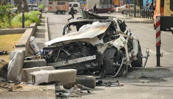 News Themen der Woche KW22 News Bilder des Tages 29.05.24. Autounfall, Tauentzienstraße, Charlottenburg, Berlin, Deutschland *** 29 05 24 Car accident, Tauentzienstraße, Charlottenburg, Berlin, Germany