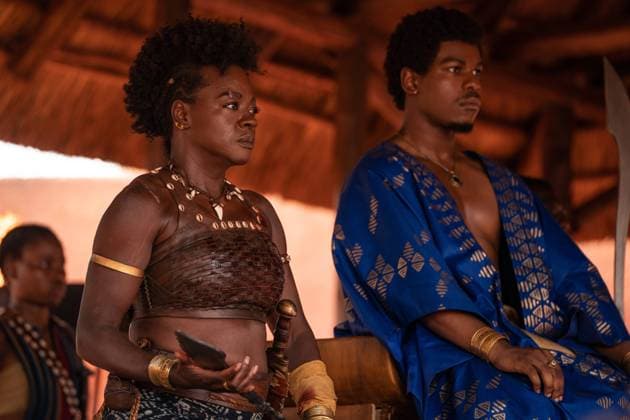 The Woman King (2022) The Woman King (2022) Viola Davis as Nanisca John Boyega as King Ghezo EDITORIAL USE ONLY Copyright: xCAP TFSx