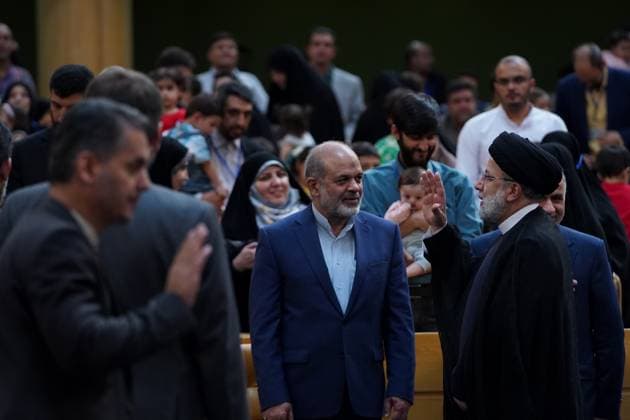 Commemoration ceremony of Welfare Week 16 7 2023 - TEHRAN: President Ebrahim Raisi attends in the commemoration ceremony for Welfare Week was held in Iran International Conference Center.Photo: Sakineh Salimi Borna News IRAN IMAGES IR Copyright: xSakinehxSalimix xBornaxNewsx Iran Image IranImages-33778-borna-news-3379349080-source