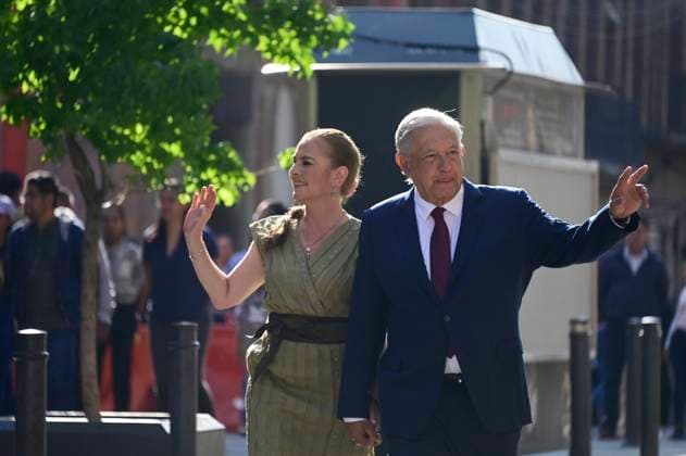 The President of Mexico, Andres Manuel Lopez Obrador, accompanied by his wife Beatriz Gutio rrez MoÂ¼ller attend a polling booth to casting their vote at the ballot box during the general election. on June 2, 2024 in Mexico City, Mexico. Mexico City Mexico - ZUMAe321 20240602_zia_e321_032 Copyright: xCarlosxTischlerx