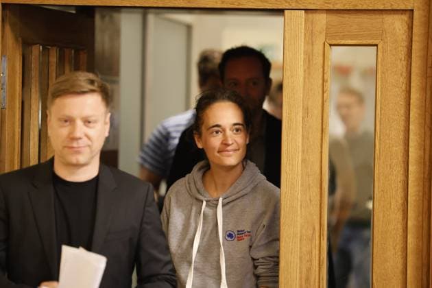 News Themen der Woche KW23 News Bilder des Tages Carola Rackete, Martin Schirdewan; gemeinsame Pressekonferenz zur Europawahl 2024 , am 03.06.2024 in Berlin, (LINKE, Karl-Liebknecht Haus), Deutschland *** Carola Rackete, Martin Schirdewan joint press conference on the European elections 2024 , on 03 06 2024 in Berlin, LINKE, Karl Liebknecht Haus , Germany