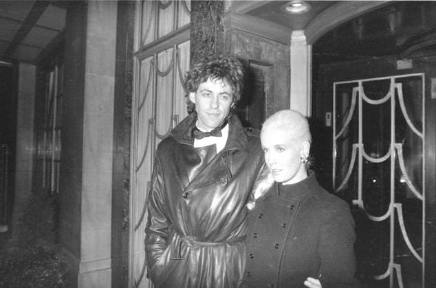 BOB GELDOF, PAULA YATES c. 1985 R19 185 CAP PL Phil Loftus Copyright: xPhilxLoftus CapitalxPicturesx