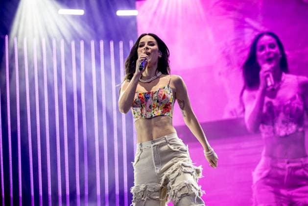 Hamburg, 3. Juni 2024 - Lena bei einem Konzert auf der Freilichtbühne im Hamburger Stadtpark