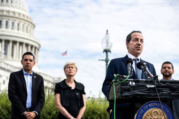 Democratic press conference before Fauci testimony to House committee on coronavirus Rep. Jamie Raskin (D-MD) speaks during a press conference on a hearing of the House Select Committee on the Corona Virus Pandemic, that will feature testimony by Dr. Anthony Fauci, Washington, DC, June 3, 2024. Fauci, the former Director of the National Institute of Allergy and Infectious Diseases, was the public face of the government response to the coronavirus and a frequent target of Republican lawmakers ire arising from the shutdown. Washington DC United States Copyright: xAllisonxBaileyx