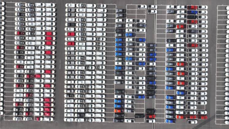 China Vehicles Export Growth SUZHOU, CHINA - JUNE 4, 2024 - A batch of cars are about to be exported overseas at the Taicang Port Automobile terminal in Suzhou, Jiangsu province, China, June 4, 2024. In April 2024, the total import and export volume of automobile goods was US $25.51 billion, an increase of 6.88% from the previous month and 7.49% from the previous year. From January to April 2024, the cumulative import and export volume of auto goods in the country was 93.78 billion US dollars, an increase of 6%. Suzhou Jiangsu China Copyright: xCFOTOx i1717487842226