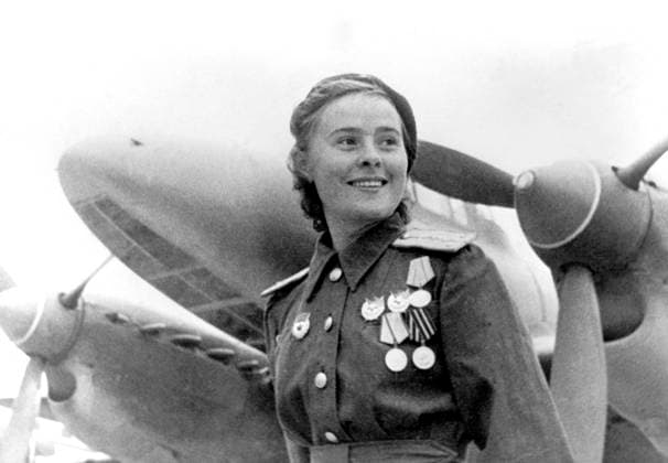 MARIA DOLINA PILOT HERO OF SOVIET UNION 95951 02.07.1944 Maria Dolina, Hero of the Soviet Union, deputy squadron commander of the 125th Guards women s aviation regiment. RIA Novosti Sputnik Borisov Belarus  Copyright: xRIAxNovostix
