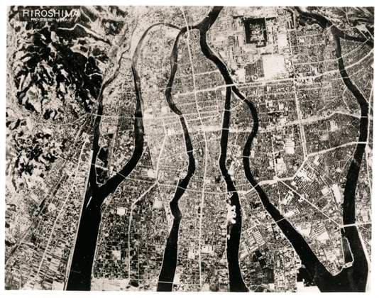 RECORD DATE NOT STATED Pre strike view of Hiroshima, Japan, atom bomb Pre strike aerial view of the city of Hiroshima, Japan, before the dropping of the atomic bomb 1945, World War II  Copyright: Copyrightx(c)Geminix2023.xCredit:xGemini 13410097