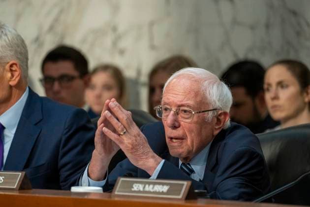 News Themen der Woche KW23 News Bilder des Tages Committee Chairman Sen. Bernie Sanders I-VT, speaks to the panel witnesses during a Senate Committee on Health hearing on The Assault on Women s Freedoms: How Abortion Bans Have Created a Health Care Nightmare Across America on Capitol Hill in Washington, DC on Tuesday, June 4, 2024.  WAP2024060458 KenxCedeno