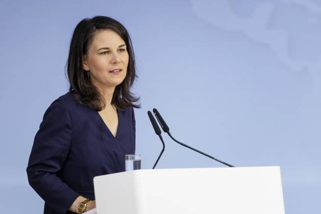 Annalena Baerbock (Buendnis 90 Die Gruenen), Bundesaussenministerin, aufgenommen im Rahmen einer Buchvorstellung zur Kolonialgeschichte im Auswaertigen Amt in Berlin, 05.06.2024. Fotografiert im Auftrag des Auswaertigen Amtes. Berlin Deutschland Copyright: xKiraxHofmannxAAxphotothek.dex
