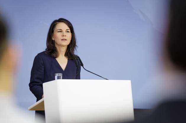 Annalena Baerbock (Buendnis 90 Die Gruenen), Bundesaussenministerin, aufgenommen im Rahmen einer Buchvorstellung zur Kolonialgeschichte im Auswaertigen Amt in Berlin, 05.06.2024. Fotografiert im Auftrag des Auswaertigen Amtes. Berlin Deutschland Copyright: xKiraxHofmannxAAxphotothek.dex
