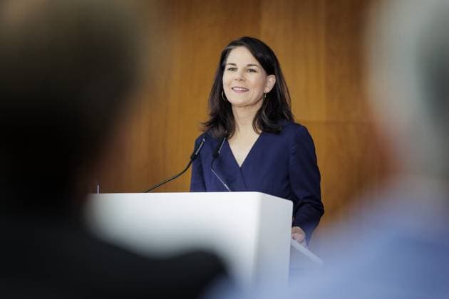 Annalena Baerbock (Buendnis 90 Die Gruenen), Bundesaussenministerin, aufgenommen im Rahmen einer Buchvorstellung zur Kolonialgeschichte im Auswaertigen Amt in Berlin, 05.06.2024. Fotografiert im Auftrag des Auswaertigen Amtes. Berlin Deutschland Copyright: xKiraxHofmannxAAxphotothek.dex