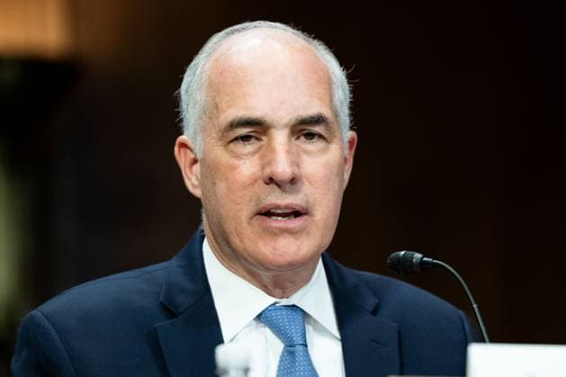 Senate Judiciary Committee Hearing in Washington - 05 Jun 2024 U.S. Senator Bob Casey (D-PA) speaking at a hearing of the Senate Judiciary committee at the U.S. Capitol. Washington United States Copyright: xMichaelxBrochsteinx xSOPAxImagesx Capitol_240605_Sjud_0302