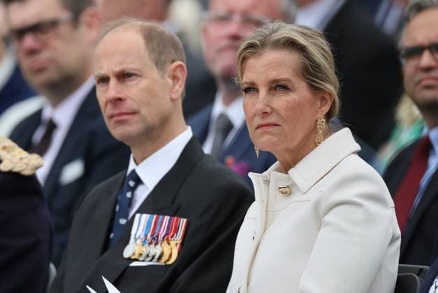 Entertainment Themen der Woche KW23 . 06 06 2024. Burton-on-Trent , United Kingdom. Prince Edward and Sophie, the Duke and Duchess of Edinburgh, at a Royal British Legion Service of Commemoration on the 80th anniversary of D-Day, at the National Memorial Arboretum., United Kingdom.  xStephenxLockx xi-Imagesx IIM-25280-0014