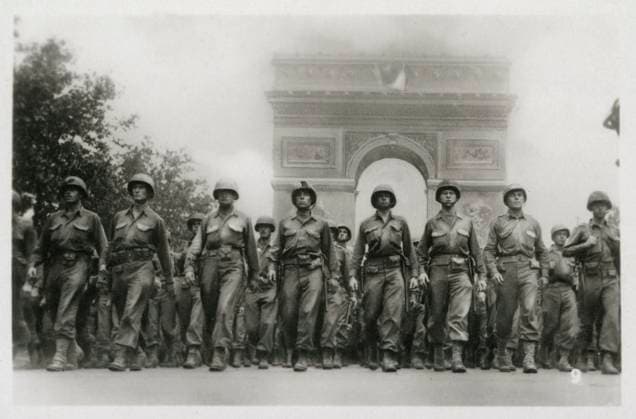 RECORD DATE NOT STATED WW2 - Liberation of Paris - WW2 - Liberation of Paris - Date: 1945  Copyright: Copyrightx(c)Geminix2023.xCredit:xGemini 14067204