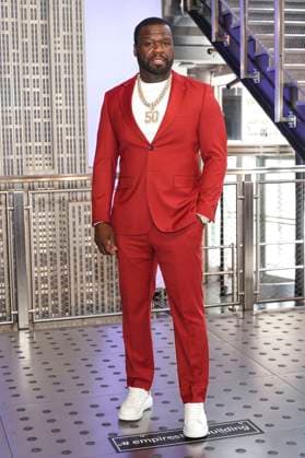 50 Cent beim Pressetermin zur finalen 4. Staffel der TV-Serie Power Book II: Ghost , dem Black Music Month und dem 10. Jahrestag der TV-Serie Power im Empire State Buildung. New York, 06.06.2024