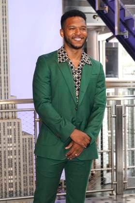 Lovell Adams-Gray beim Pressetermin zur finalen 4. Staffel der TV-Serie Power Book II: Ghost , dem Black Music Month und dem 10. Jahrestag der TV-Serie Power im Empire State Buildung. New York, 06.06.2024