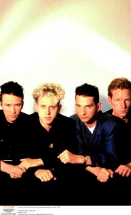 Portrait of British band Depeche Mode photographed in the late 1980 s. Russell Young Retna UK. Credit all Uses *Unbylined uses will incur an additional discretionary fee!* Portrait of British band Depeche Mode photographed in the late 1980 s. Russell Young Retna UK. Credit all Uses,  Copyright: xRussellxYoungx xRetnaxUKx xAvalonx 0535822666