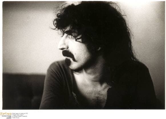 Frank Zappa in London in 1972 * Higher Rates Apply * Michael Putland RetnaUK Credit all uses Frank Zappa in London in 1972 * Higher Rates Apply * Michael Putland RetnaUK Credit all uses,  Copyright: x xMichaelxPutlandx xAvalonx 0535879702