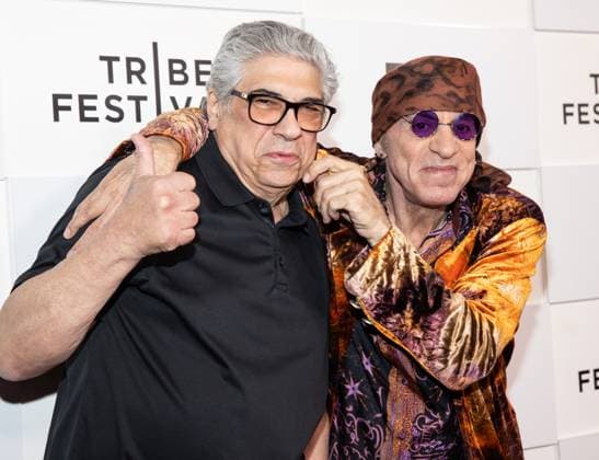 June 8, 2024, New York, New York, USA: Vincent Pastore and Stevie Van Zandt attend the 2024 Tribeca Film Festival: Stevie Van Zandt: Disciple World Premiere at the BMCC Tribeca Performing Arts Center in New York, June 8, 2024 New York USA - ZUMAp281 20240608_zea_p281_029 Copyright: xPhotoxImagexPressx