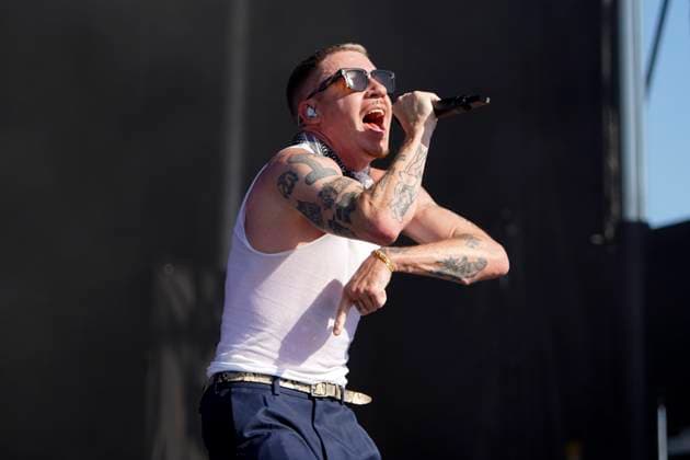 Macklemore live bei einem Konzert beim LIV Golf Event 2024 im Golf Club of Houston. Humble, 08.06.2024