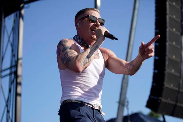 Macklemore live bei einem Konzert beim LIV Golf Event 2024 im Golf Club of Houston. Humble, 08.06.2024