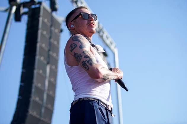 Macklemore live bei einem Konzert beim LIV Golf Event 2024 im Golf Club of Houston. Humble, 08.06.2024