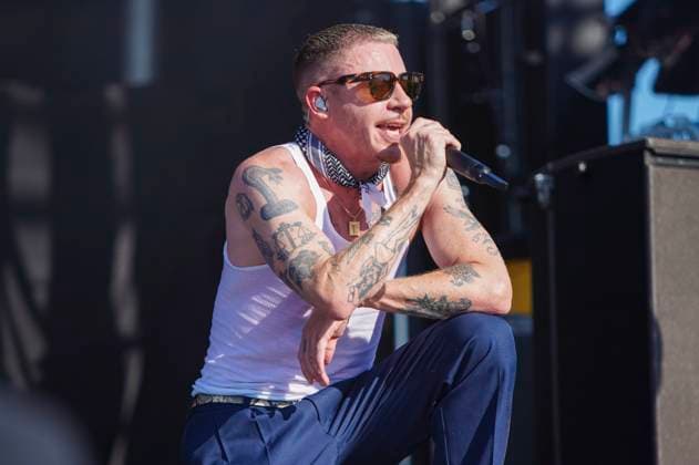 Macklemore live bei einem Konzert beim LIV Golf Event 2024 im Golf Club of Houston. Humble, 08.06.2024