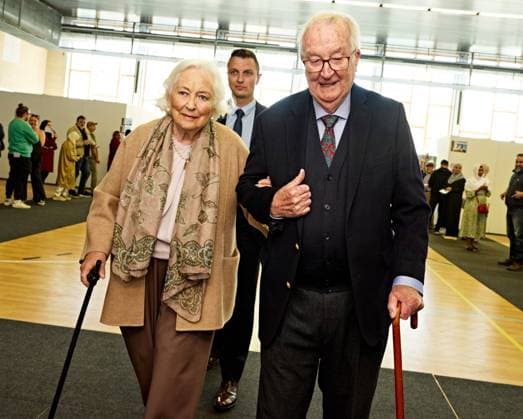 Bilder des Jahres 2024, Entertainment 06 Juni Entertainment Themen der Woche KW23 Entertainment Bilder des Tages Elections 2024 : Vote Of King Albert and Queen Paola BRUSSELS, BELGIUM - JUNE 09 : Legislative, regional and European elections 2024 : Vote by King Albert and Queen Paola on June 9, 2024 in Brussels, Belgium, 09 06 2024 Brussels Belgium  Copyright: xVdux