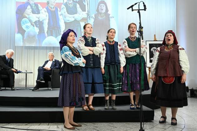 Der ukrainische Chor Dyvyna bei der Verleihung des Lew Kopolew Preis für Frieden und Menschenrechte 2023 2024