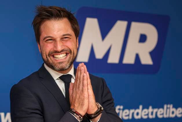 News Themen der Woche KW24 News Bilder des Tages Elections 2024: Party Council MR BRUSSELS, BELGIUM - JUNE 10 : Georges-Louis Bouchez, President of Mouvement Reformateur (MR) the day after he won the elections pictured on June 10, 2024 in Brussels, Belgium, 10-06-24 Brussels Belgium  Copyright: xXpix