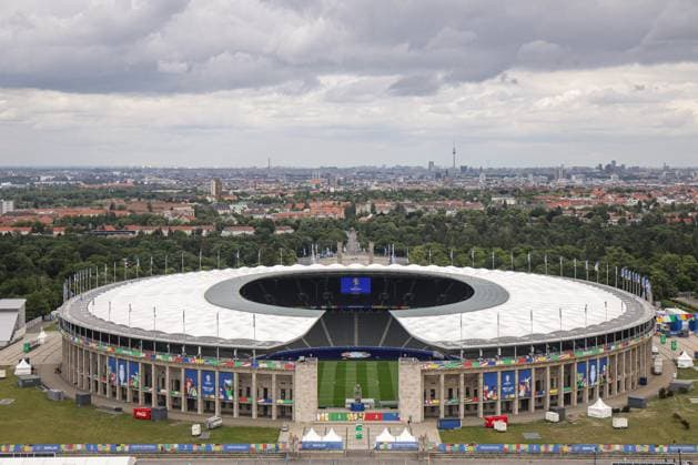 PXL_Berlin Olympic Stadium View at Berlin Olympic Stadium from Bell Tower of Berlin in Berlin, Germany on 11. June 2024. LukaxStanzl PIXSELL