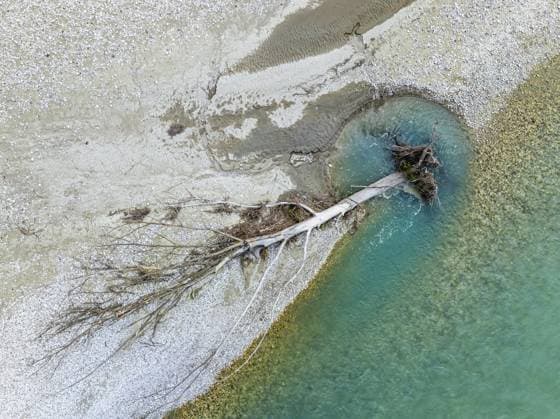 Creative Highlights World Top Down over Vjosa River National Park from a drone, Wild River, Albania, Europe *** Top Down Over Vjosa River National Park from a drone, Wild River, Albania, Europe Copyright: imageBROKER MaciejxOlszewski ibxmao10696092.jpg