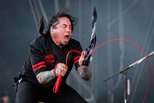 Entertainment Themen der Woche KW24 Entertainment Bilder des Tages Singer Sonny Sandoval of P.O.D., music band from USA, performs during first day of the 29th music festival Rock for People, in Hradec Kralove, Czech Republic, on June 12, 2024. (CTKxPhoto DavidxTanecek) CTKPhotoP2024061208917  CTKPhotoP2024061208917