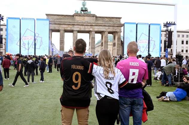 Eröffnung des Fußballkultursommers 2024 anlässlich der Fußball-Europameisterschaft 2024 auf der Fanmeile am Brandenburger Tor. Berlin, 12.06.2024