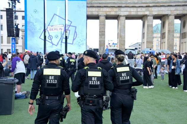 Eröffnung des Fußballkultursommers 2024 anlässlich der Fußball-Europameisterschaft 2024 auf der Fanmeile am Brandenburger Tor. Berlin, 12.06.2024