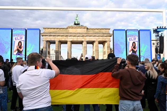 Eröffnung des Fußballkultursommers 2024 anlässlich der Fußball-Europameisterschaft 2024 auf der Fanmeile am Brandenburger Tor. Berlin, 12.06.2024
