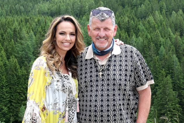 Entertainment Bilder des Tages ORF Wenn die Musi spielt . Sänger Semino Rossi und Sängerin Petra Frey am Rande von Proben zum Musik Open Air Wenn die Musi spielt am 14.06.2024 in Bad Kleinkirchheim. 20240614SBK0051