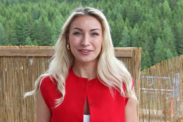 ORF Wenn die Musi spielt . Sängerin Anna-Carina Woitschack am Rande von Proben zum Musik Open Air Wenn die Musi spielt am 14.06.2024 in Bad Kleinkirchheim. 20240614SBK0037