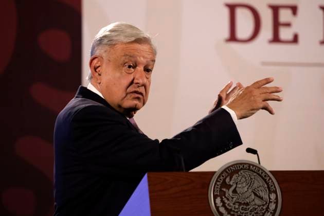 Outgoing MexicoÃ¢â‚¬â ¢s President, Andres Manuel Lopez Obrador, speaking about the fact that the reform of the Judiciary seeks to take power away from organized crime during a briefing conference at National Palace. Lopez Obrador announces that it will be his last press conference. Mexico City Mexico - ZUMAe321 20240614_zia_e321_001 Copyright: xLuisxBarronx